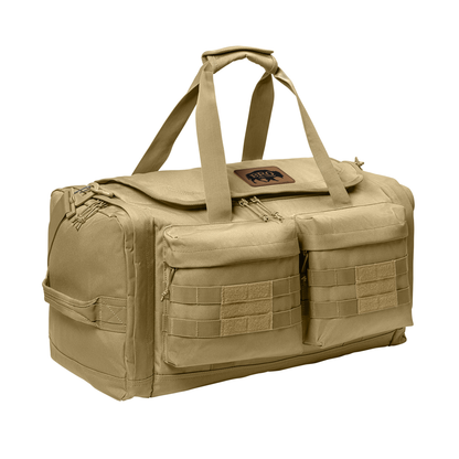 BRO Tactical Duffle Bag in Coyote Brown – alternate side view