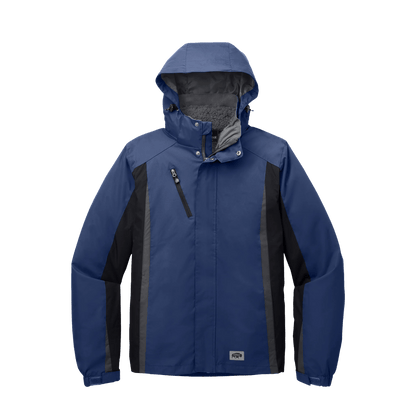 BRO 3-in-1 Waterproof Two-Tone Work Jacket in Admiral Blue, Black and Magnet – front view