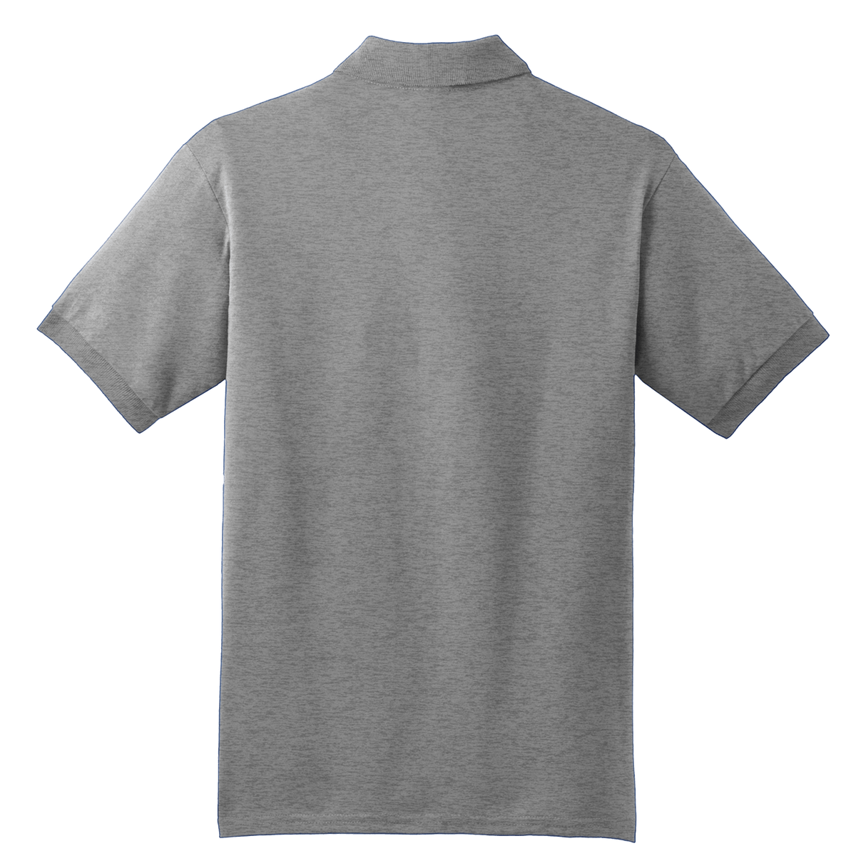 BRO 50/50 Midweight Polo in Grey – back view