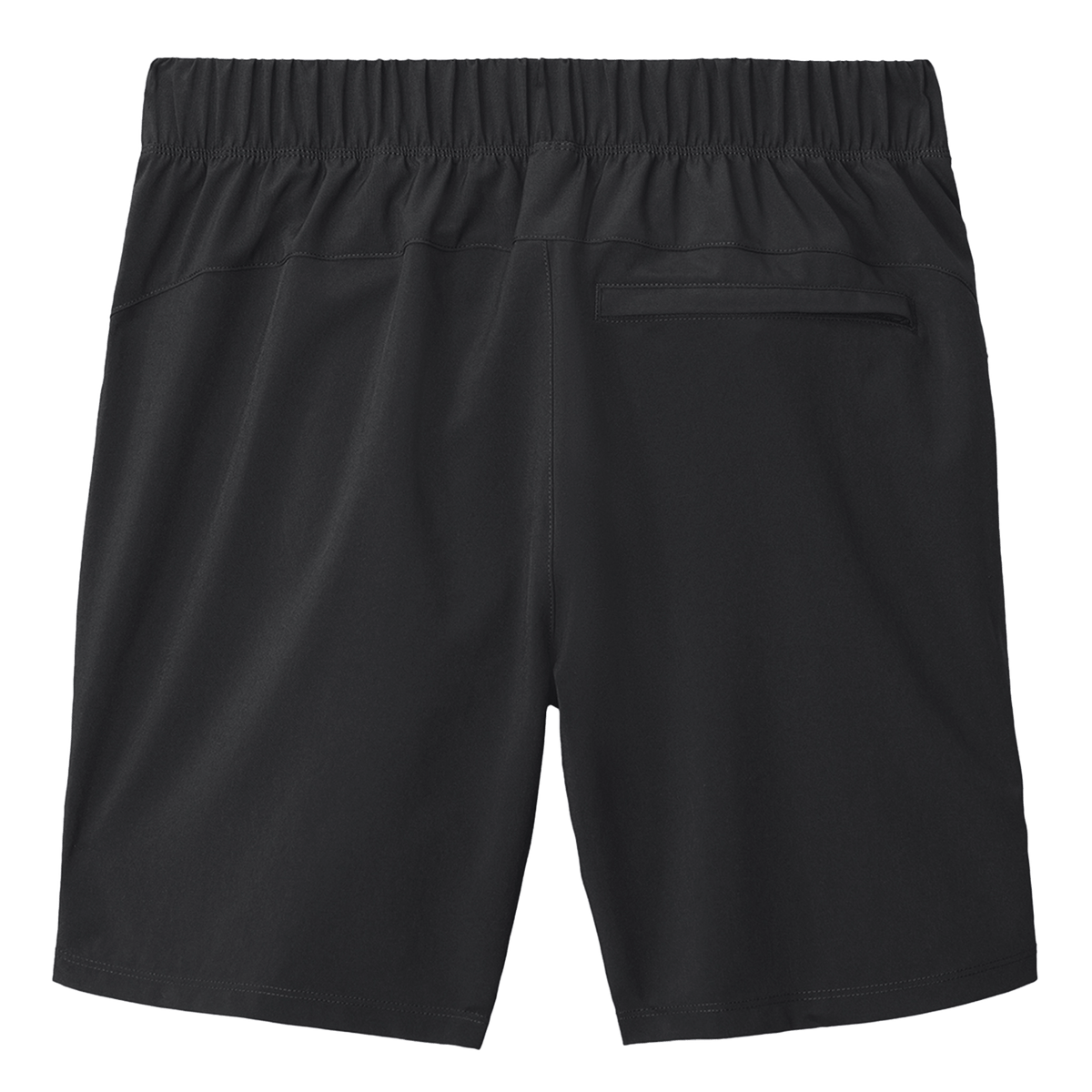 BRO 7-Inch Inseam Performance Short in Black – back view