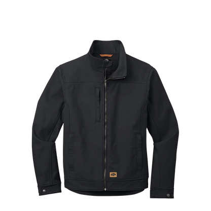 BRO Duck Bonded Soft Shell Work Jacket in Charcoal – front view