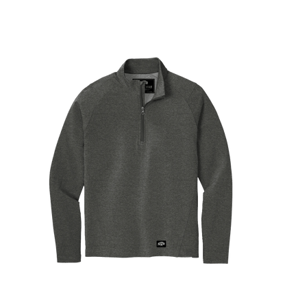 BRO Flex Fleece 1/4-Zip in Dark Grey Heather – front view