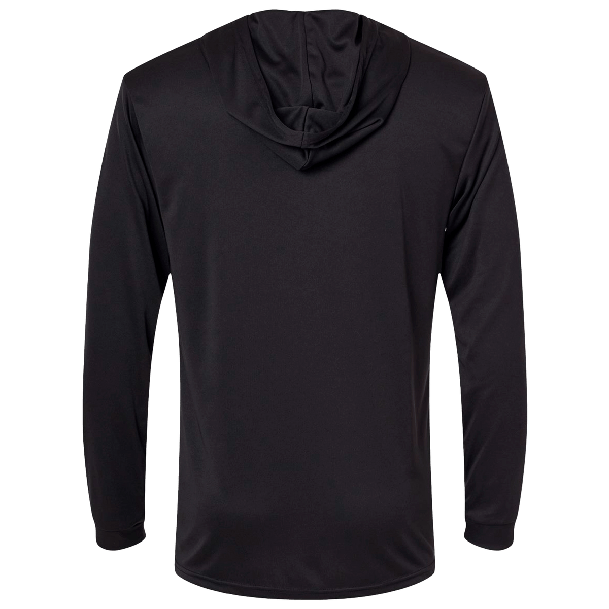 BRO Lightweight UV Hoodie in Black – back view