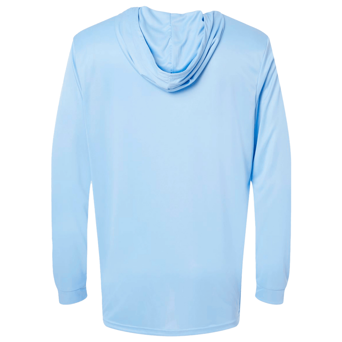 BRO Lightweight UV Hoodie in Light Blue – back view