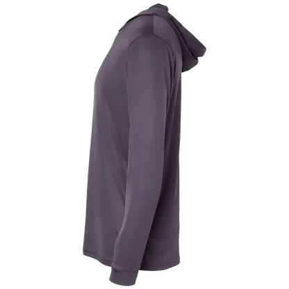 BRO Lightweight UV Hoodie in Graphite – left side view