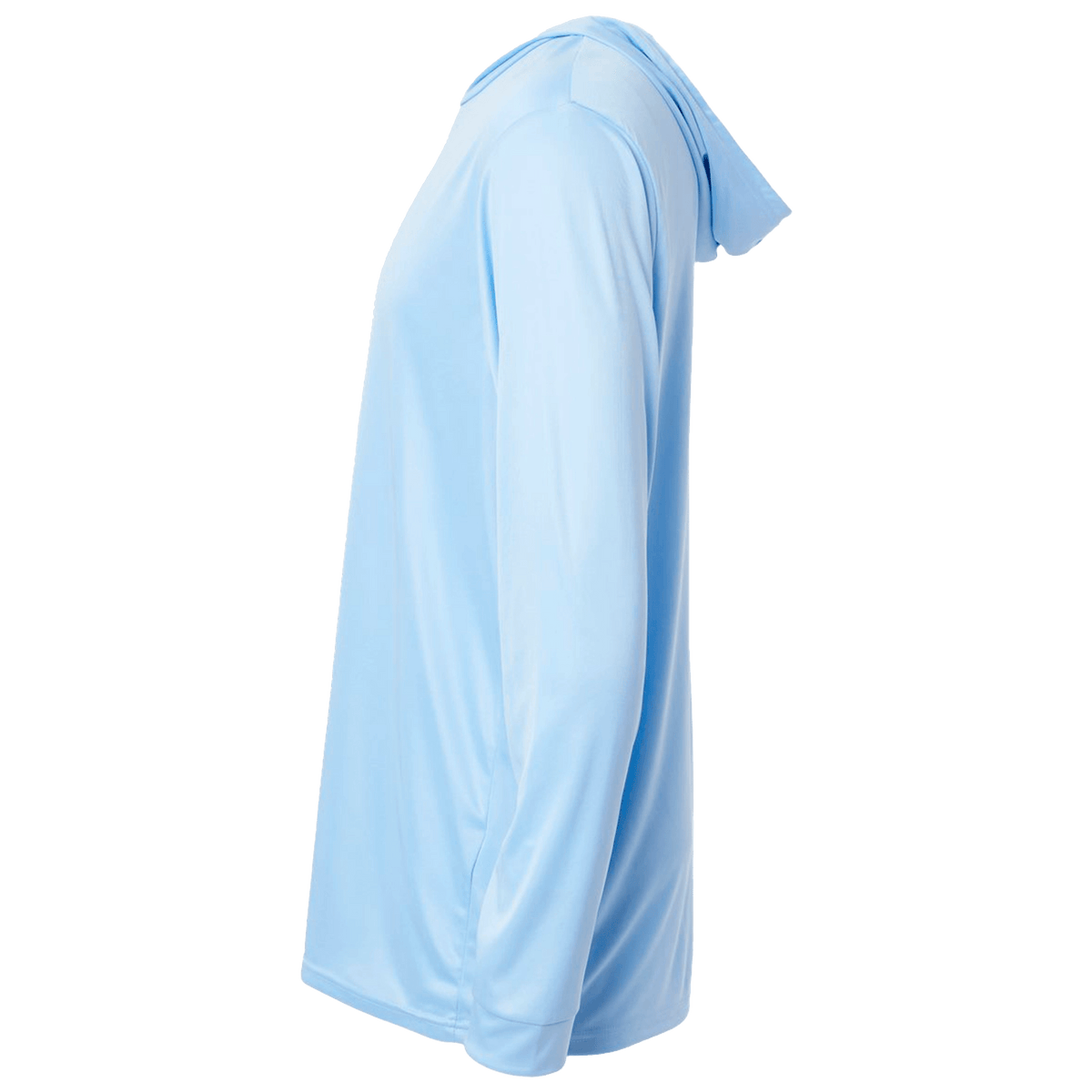 BRO Lightweight UV Hoodie in Light Blue – left side view