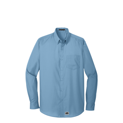 BRO Long Sleeve Standard Button-Down Work Shirt in Carolina Blue – front view