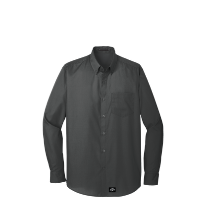 BRO Long Sleeve Standard Button-Down Work Shirt in Graphite – front view