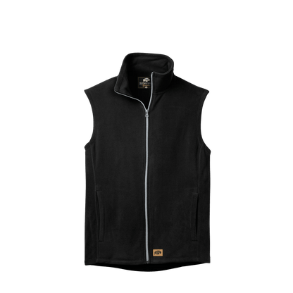 BRO Lightweight Microfleece Vest in Black – front view
