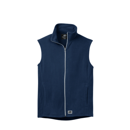 BRO Lightweight Microfleece Vest in True Navy – front view