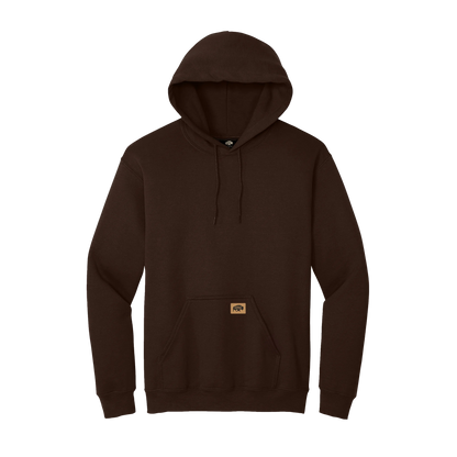 BRO Midweight Pullover Hoodie in Dark Chocolate – front view