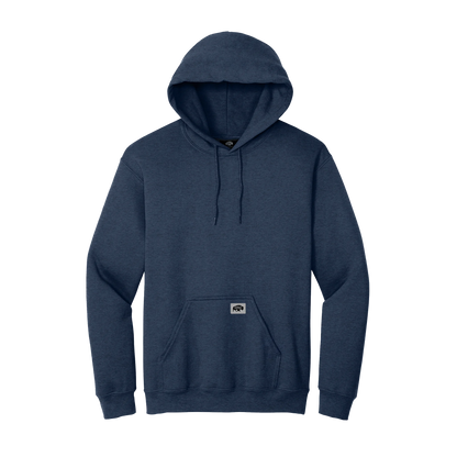 BRO Midweight Pullover Hoodie in Navy – front view