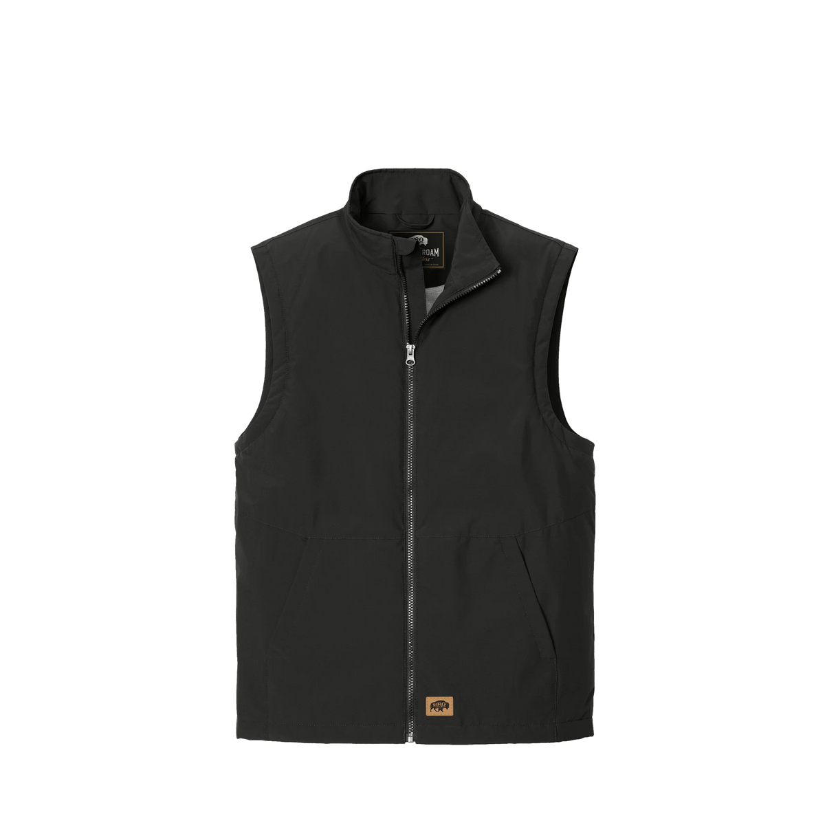 BRO Performance Insulated Vest in Black – front view