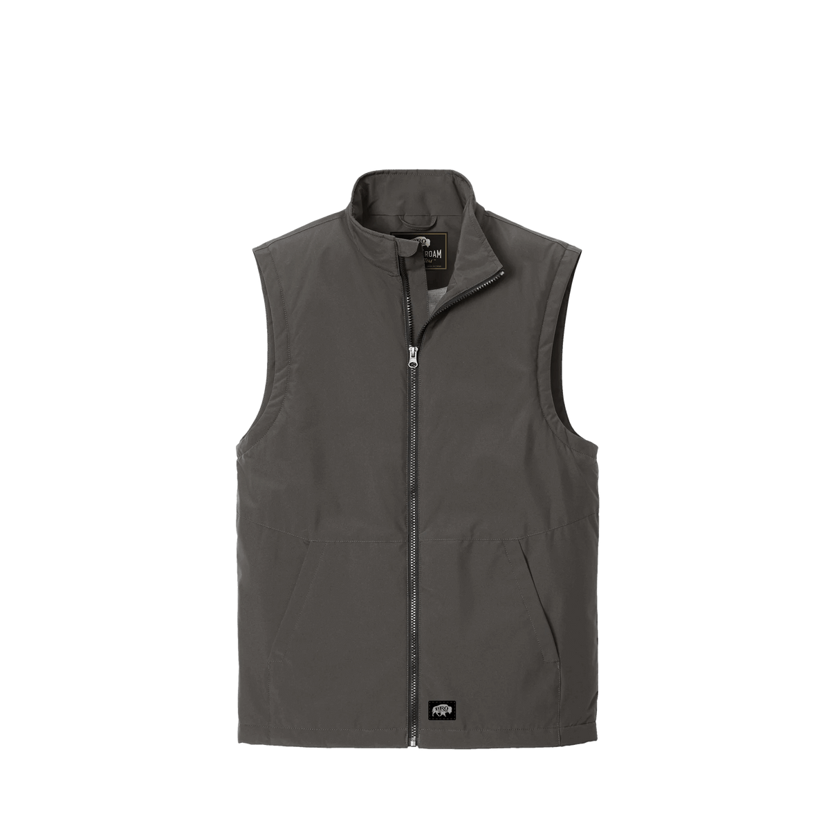 BRO Performance Insulated Vest in Charcoal – front view