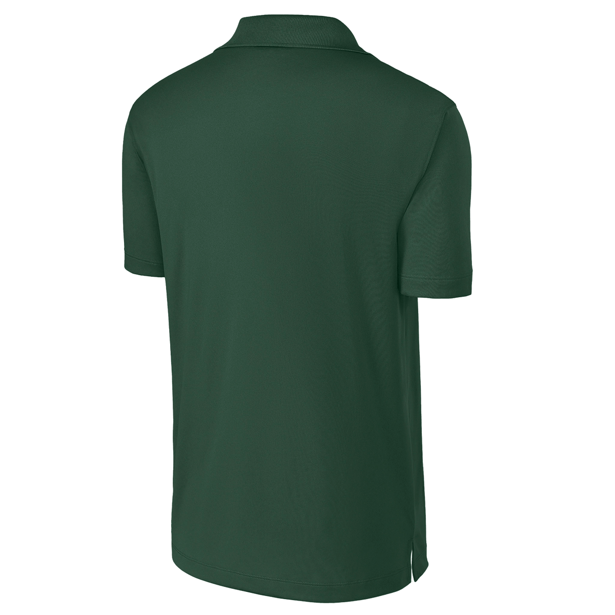 BRO Performance Polo Shirt in Forest Green – back three-quarter view