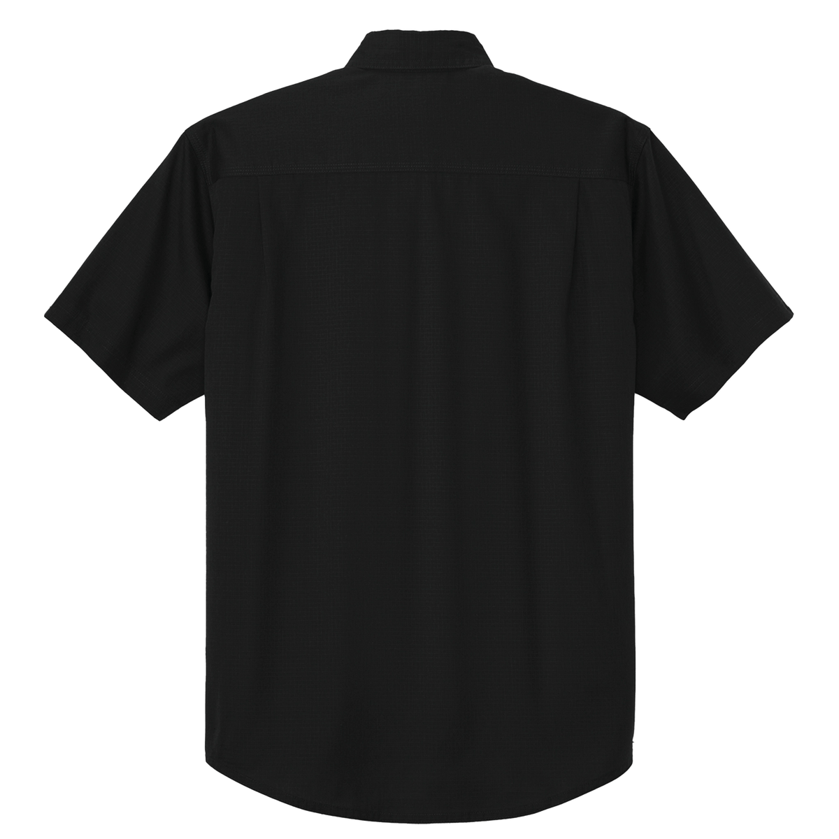 BRO Short Sleeve Ripstop Work Shirt in Black – back view