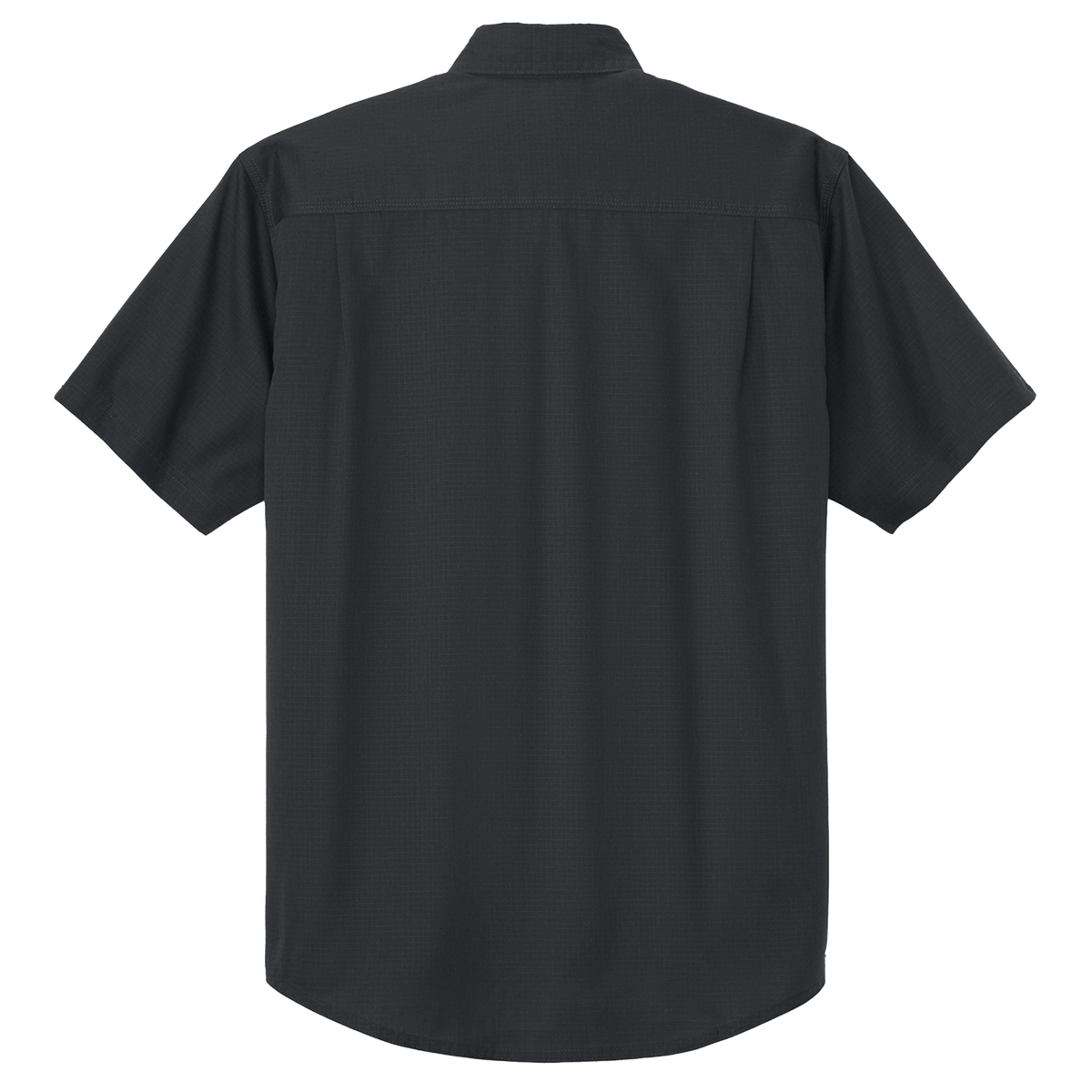 BRO Short Sleeve Ripstop Work Shirt in Echo Steel – back view