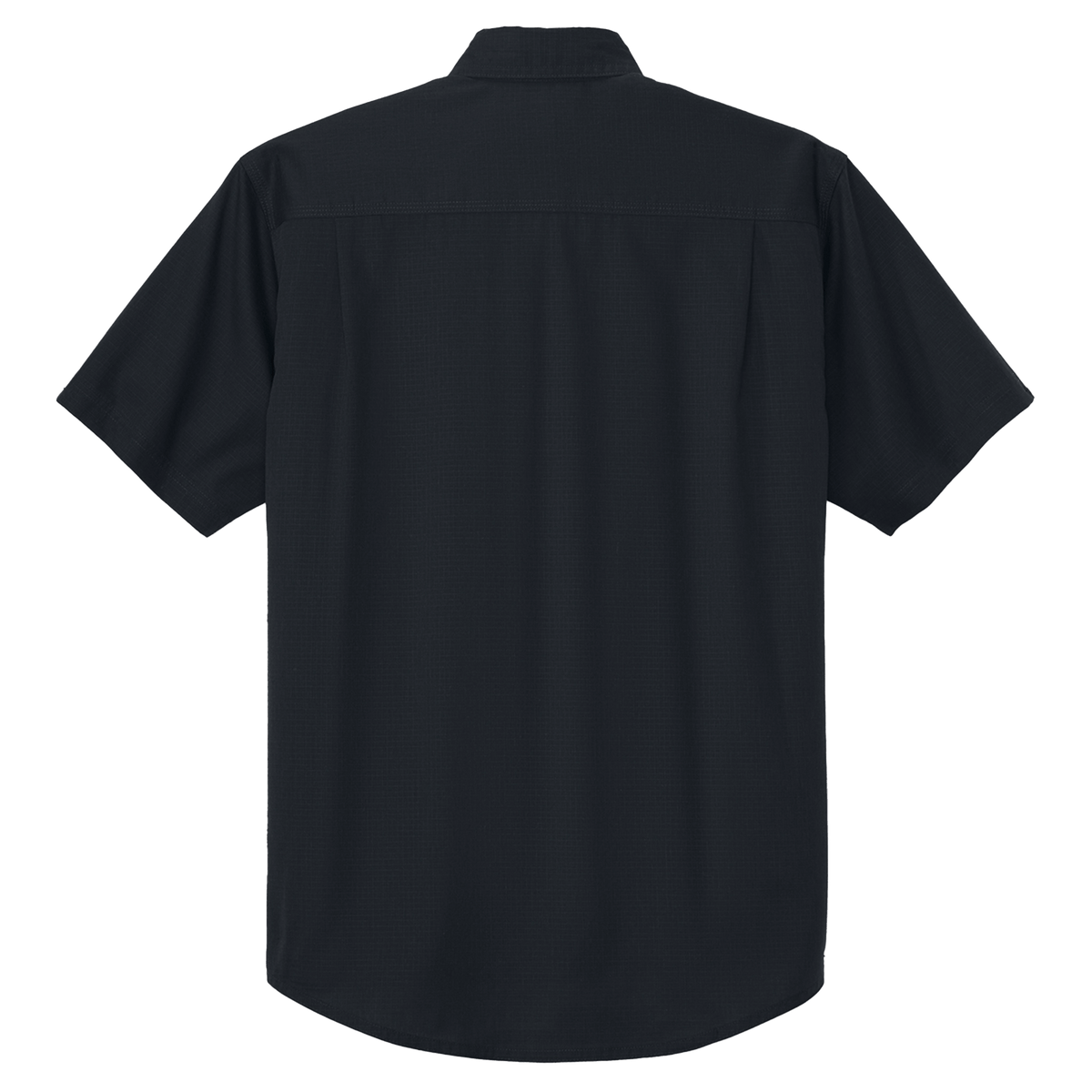 BRO Short Sleeve Ripstop Work Shirt in Navy – back view