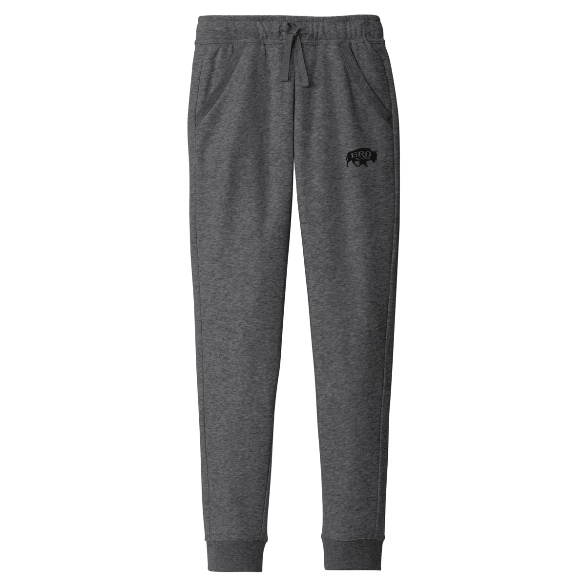 BRO Sweatpants with Pockets in Grey – front view