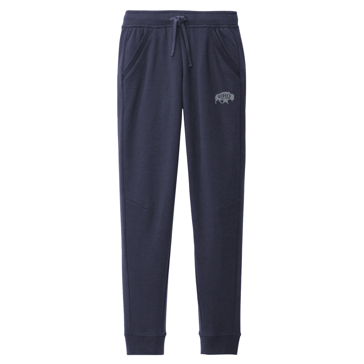 BRO Sweatpants with Pockets in Navy – front view