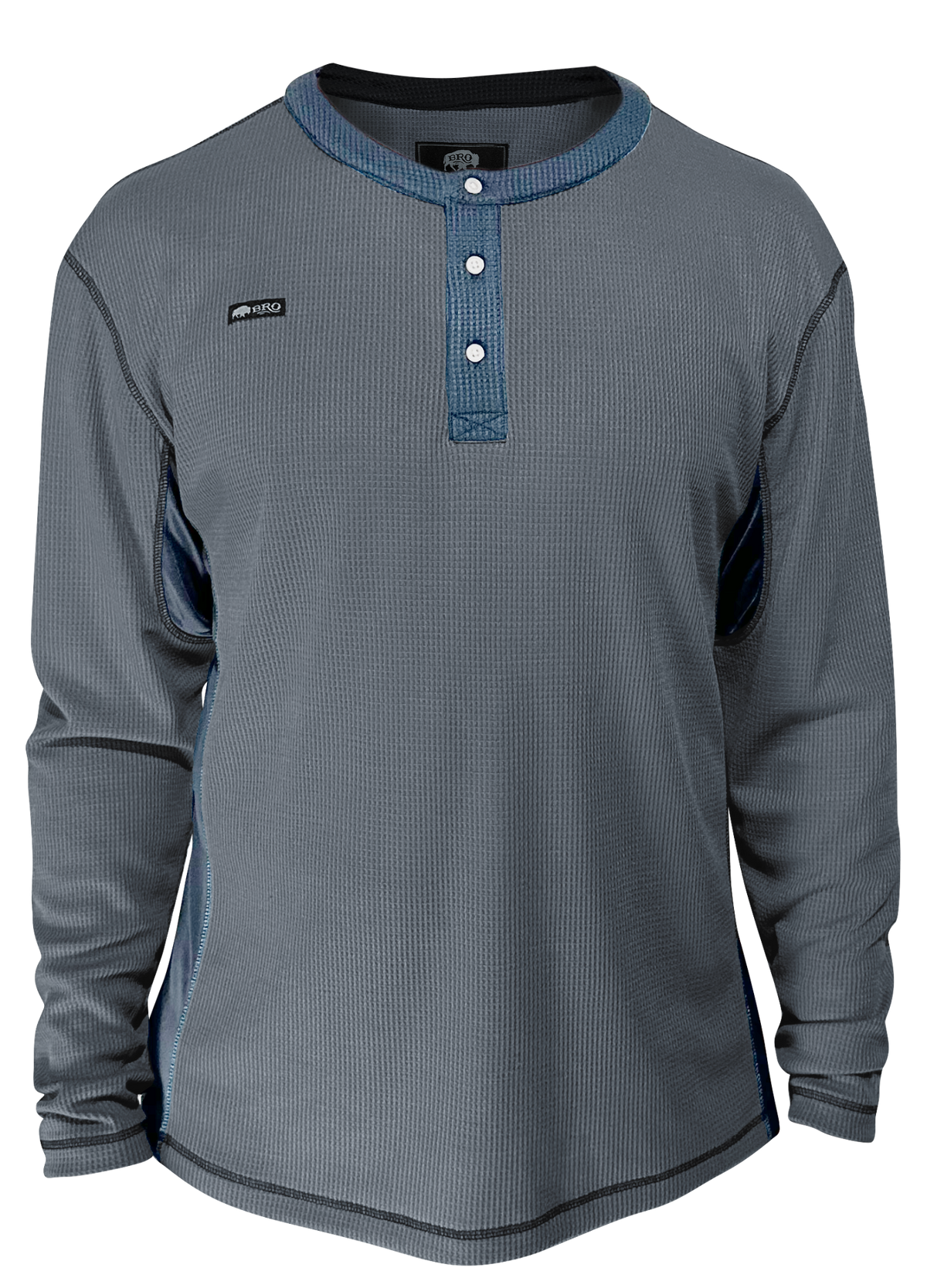 Badlands BROFLEX™ Work Henley in Storm Navy