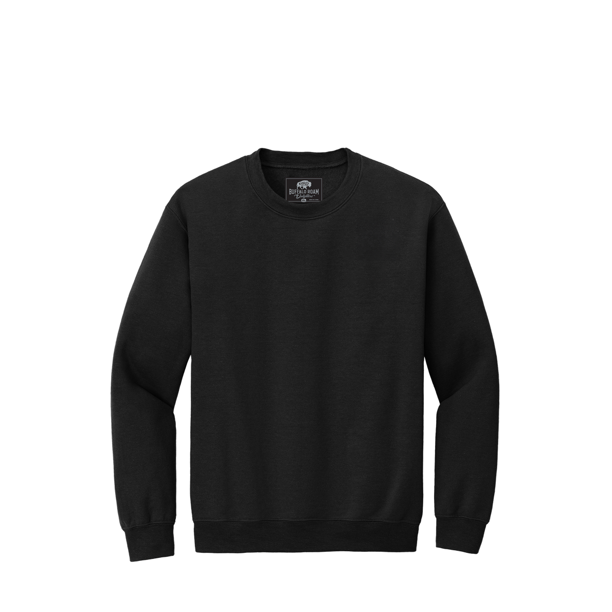 BRO Midweight Sweatshirt in Black – front view