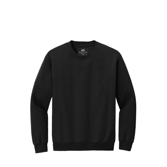 BRO Midweight Sweatshirt in Black – front view