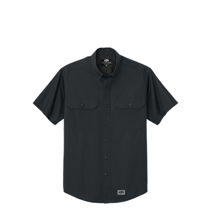 BRO Short Sleeve Ripstop Work Shirt in Echo Steel – front view