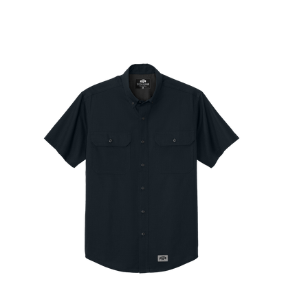 BRO Short Sleeve Ripstop Work Shirt in Navy Blue – front view