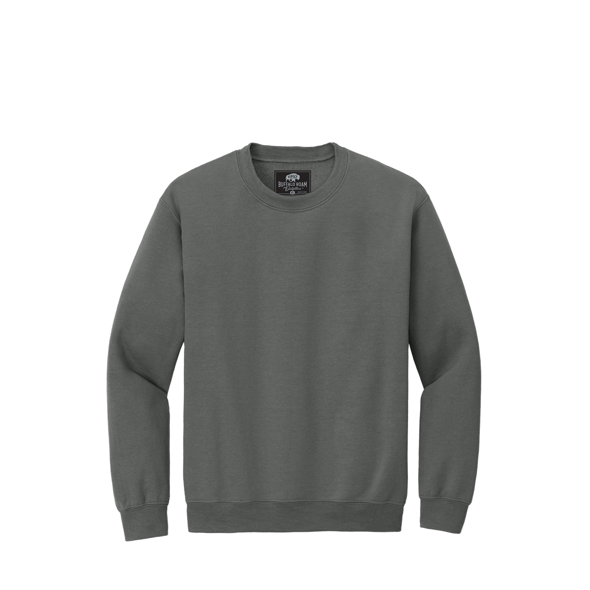 BRO Midweight Sweatshirt in Charcoal – front view