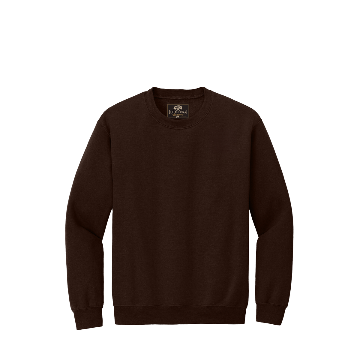BRO Midweight Sweatshirt in Dark Chocolate – front view