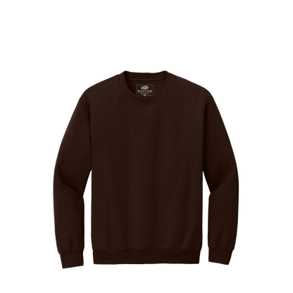 BRO Midweight Sweatshirt in Dark Chocolate – front view