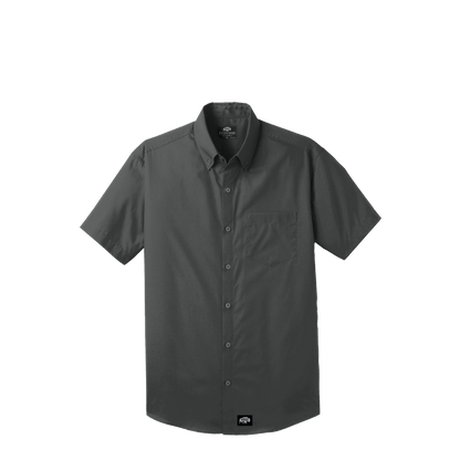 BRO Short Sleeve Classic Button-Down Work Shirt in Graphite – front view