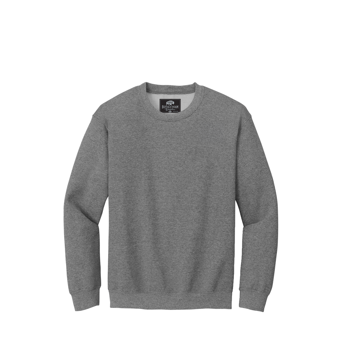 BRO Midweight Sweatshirt in Heather Grey – front view