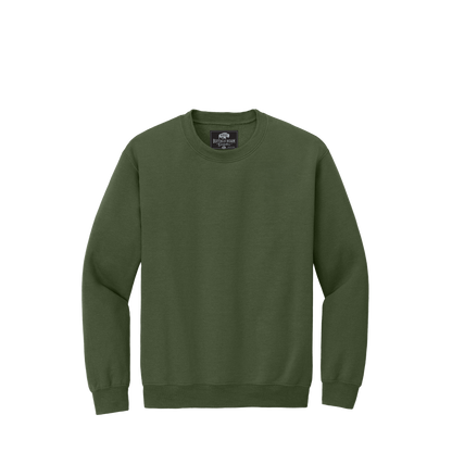 BRO Midweight Sweatshirt in Military Green – front view